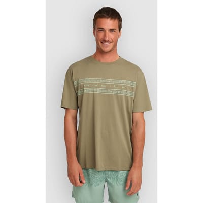 O'Neill Flower Stripe T-Shirt groen