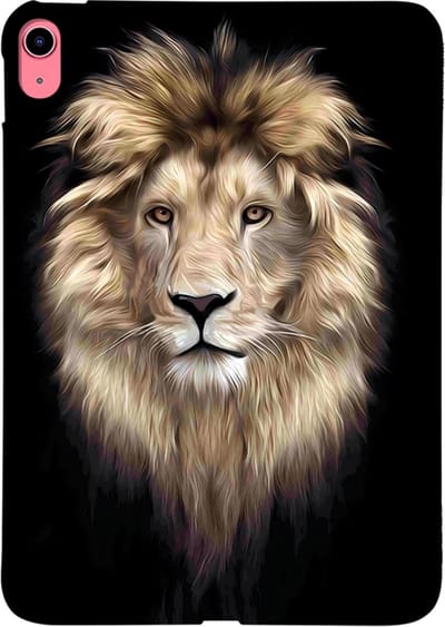TPU Flex Bescherm- Hoes Cover Skin geschikt voor Apple iPad 10 - A16 - 10.9 - 2022 - 2025 - Leeuw - A2696
