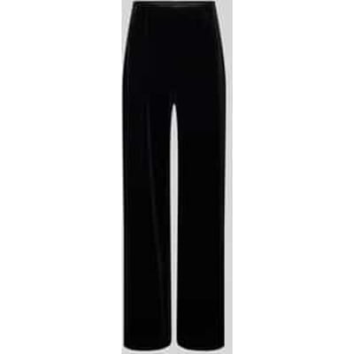 Relaxed fit fluwelen broek met elastische band, model 'SHANNA'