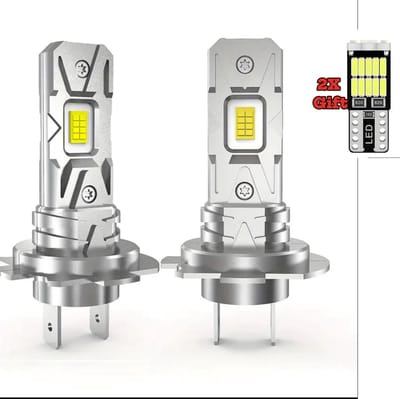 Dimlicht LED H7 6500K Wit set 2 Stuks [Koplampen - DimLicht 100W CANBUS hoofdlichtbuis, 20000LM hoge intensiteit autoverlichting met CSP-chip, duurzaam aluminium lichaam, helder wit voor motorvoertuigen - geen accu vereist, eenvoudige installatie