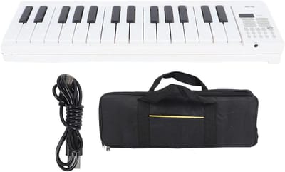 Opvouwbare Piano - Elektronisch Toetsenbord - Muziek Leren Spelen - 61 Volledige Toetsen - Compact Opvouwbaar - Wit