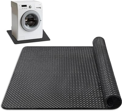 Antislipmat 60 x 60 cm voor wasmachines en huishoudelijke apparaten, lichtgewicht, waterdicht, trillingsdemping, vloerbescherming, duurzame vloermat