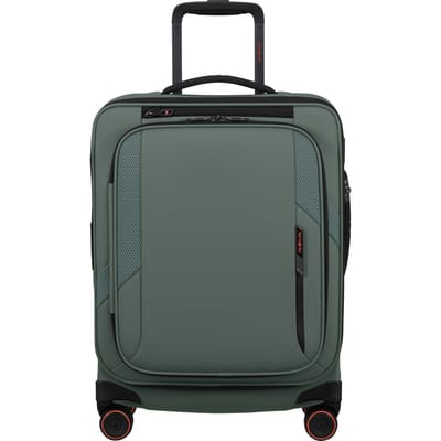 Samsonite Koffer - Glazed spinner 55/23 ( 4 wiel) lichtgewicht koffer - 40x50x23/26 cm - uitbreidbaar - Sage green - 49 l