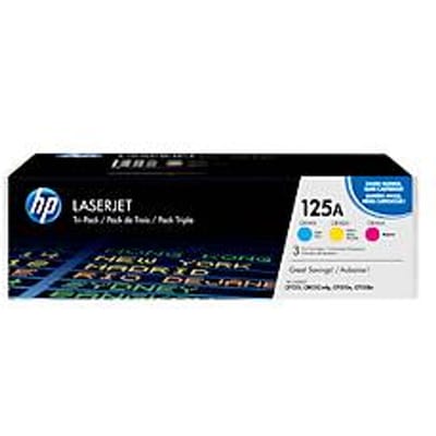 HP Toner 125A Origineel Combipack Cyaan, Magenta, Geel 1400 bladzijden CF373AM