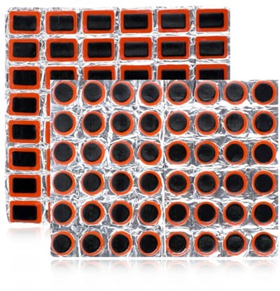 96 Stuks Fietsband Patches voor Reparatie - Rubberen Punctiepatches voor BMX, MTB en Racefietsen
