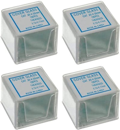 Store_8 - Microscoopglazen - 400 stuks - Hoogwaardige helderheid - 22