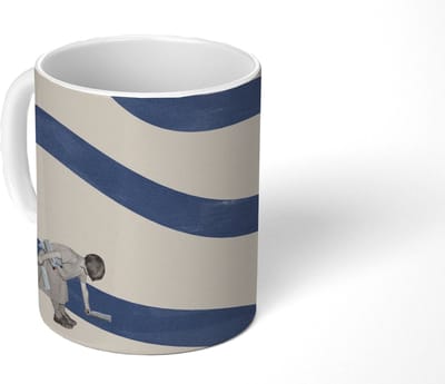 Mok - Koffiemok - Meisje - Recycle - Vintage - Mokken - 350 ML - Beker - Koffiemokken - Theemok
