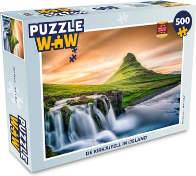 Puzzel De Kirkjufell in IJsland - Legpuzzel - Puzzel 500 stukjes