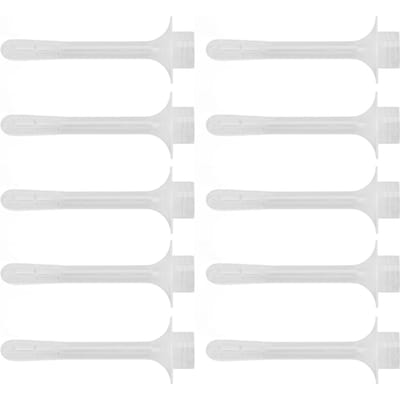 10 stuks Vagina Douche Mondstuk Professionele Anale Douche Reiniger Vervangend Mondstuk Tip Accessoire voor white