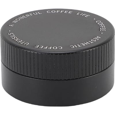 51mm Koffie Tamper Distributeur 304 Roestvrij Staal Automatisch Diepte Verstelbare Koffieverdeling L(for 6.5-9kg) zwart