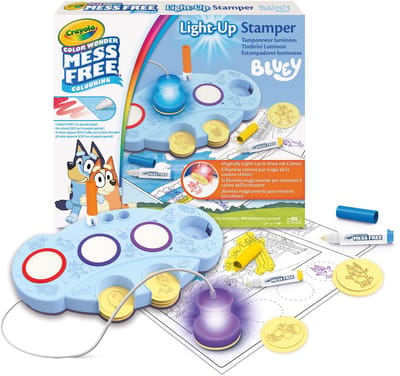 Crayola - Color Wonder lichtgevende vlekvrije Bluey stempels - Hobbypakket - Creatieve activiteit en cadeau voor kinderen vanaf 3 jaar