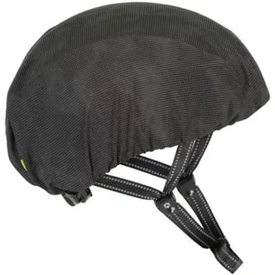 AGU Commuter - Regenhelmhoes - Waterdicht & Winddicht - Poray 10.000 - Ademend - Verstelbaar trekkoord - Reflecterend - Compact opvouwbaar - Unisex - Zwart