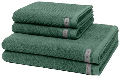 Ross Dames en Heren 2 X handdoek 2 X douchehanddoek - in set Smart