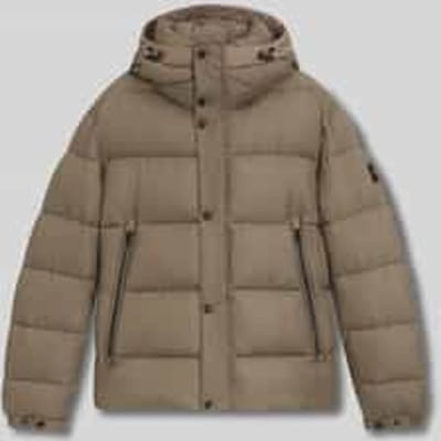 Regular fit gewatteerd jack van waterafstotend materiaal, model 'OMARIS'
