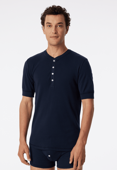 Shirt met korte mouwen, donkerblauw - Revival Karl-Heinz 4