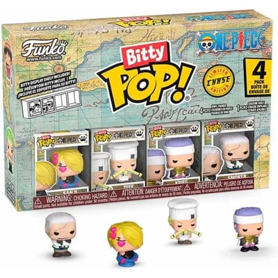 One Piece Sanji (Bitty Pop!) vinylfiguurtjes (Set van 4) Unisex Funko Pop! - Neutraal - Standard