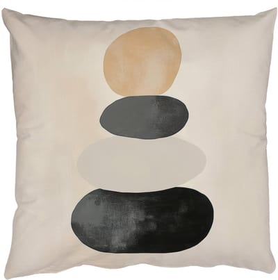 Sierkussens - Kussentjes Woonkamer - 50x50 cm - Japandi - Wabi sabi - Beige