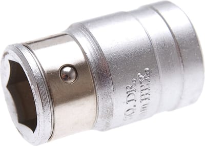BGS Bitadapter met blokkeerkogel binnenvierkant 1/2 - binnenzeskant 14 mm