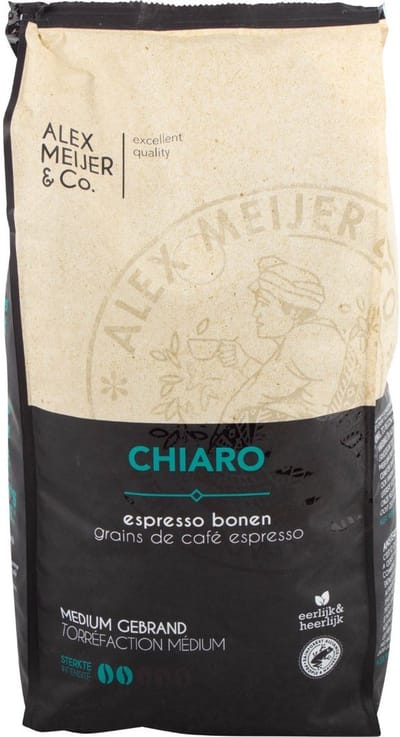 Alex Meijer Espressobonen chiaro mild - Zak 1 kilo