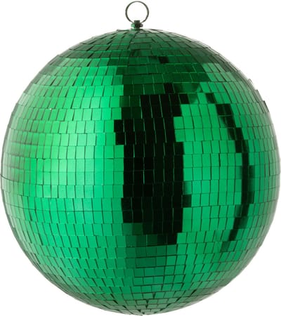 J-Line decoratie Discobal Spiegel - smaragdgroen - medium