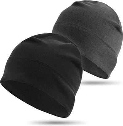 Jumada's - Beanie - Muts - Set van 2 stuks - Zwart en grijs - One size