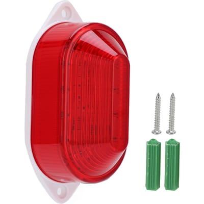 Rood LED Waarschuwingslicht Klein Veiligheidssignaal Sirene Geluid Alarmlicht met Zoemer voor Fabriek red