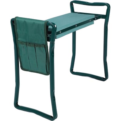 Genouillère et Siège de Jardin Coussin en Mousse EVA Douce Banc de Jardinage Pliable pour S'agenouiller et S'asseoir blue