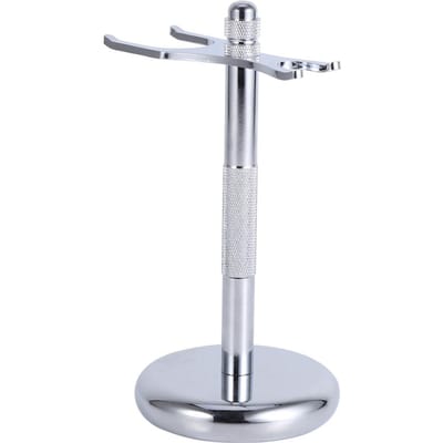 4 Soorten Modieuze Legering Scheer Gereedschap Stand Rek Frame Scheermes Borstels Houder 3# white