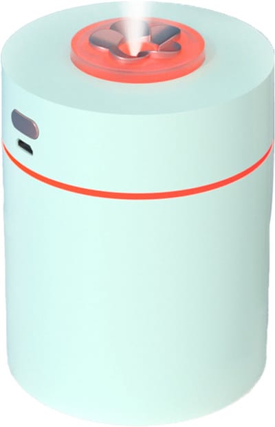 Mini-luchtbevochtiger voor de slaapkamer – koude nevel, verlichting in 7 kleuren en automatische uitschakeling