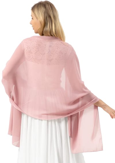 Unyqoos® Elegante Sjaal van Luchtig Chiffon voor Stijlvolle Gelegenheden in Verschillende Kleuren en Maten