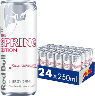Tray Red Bull - The Spring Edition Kersen/Sakura - 24x25cl