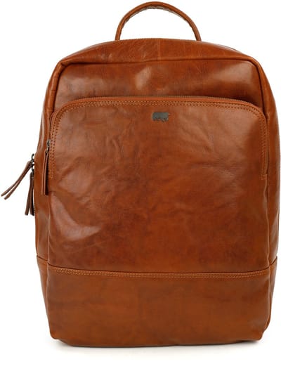 Bear Design Mason Leren Laptop Rugzak - Laptopvak 15,6 inch - Cognac