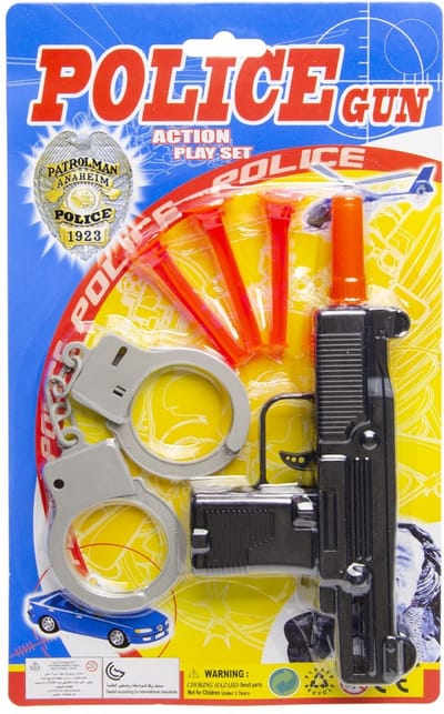 Duckiez Politie Geweer Met Hanoeien En Accessoires - 1 stuk
