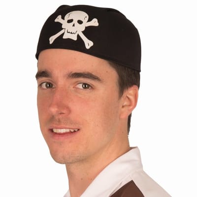 Hoed piraat skull - Zwart - one size
