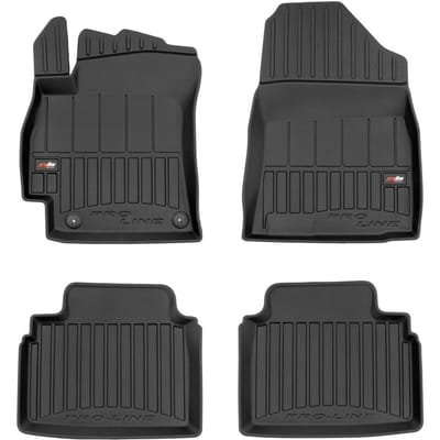 Frogum No.77 - Automatten set - Geschikt voor Hyundai Elantra VII vanaf 2020 - 3D TPE Rubber - 4-delig - Zwart