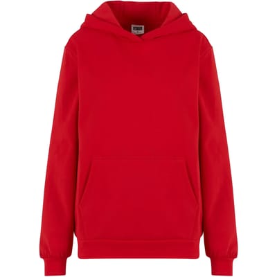 Urban Classics - Loose Light Brushed Fleece Hoodie/trui - XS - Rood