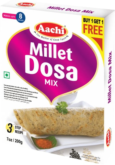 Aachi Dosa Mix - Millet pannenkoekenmix voor veganistisch eten - 200 g