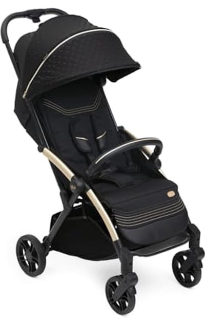 Kinderwagen voor 0-4 jaar met eenvoudig inklapsysteem, grote schokdempers en verstelbare rugleuning