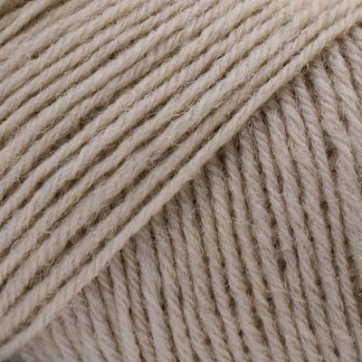 Brei-Haakgaren Luca-s – WoolenWalk Merino - 12 - Light Beige - LichtBeige - bol van 50 gram