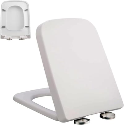 Toiletbril - Zitting Deksel - Badkamer Vernieuwen - Softclose Functie - 45 x 355 cm - Wit