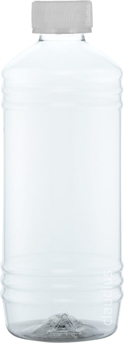 Lege Plastic Fles 500 ml Transparant - met verzegeldop - set van 10 stuks - navulbaar - leeg