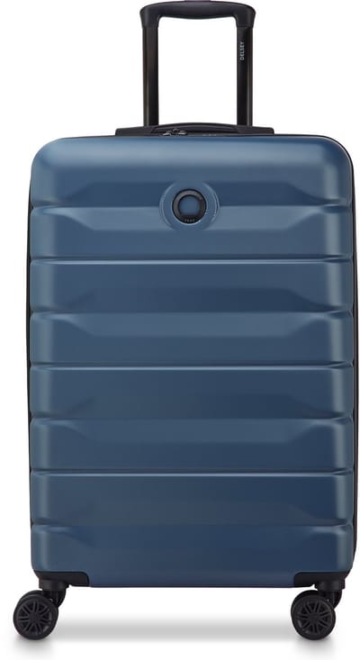 Delsey Air Armour Uitbreidbare Middelgrote Koffer 68 cm – 77L – TSA Slot – 4 Dubbele Wielen – Pebble