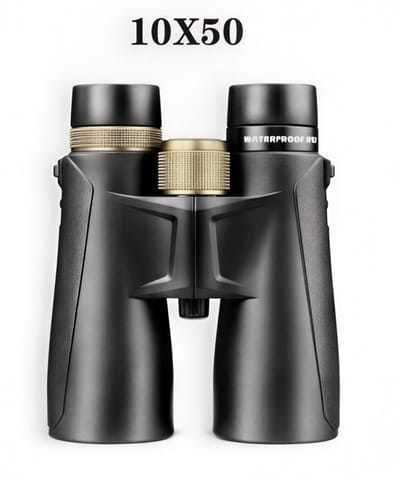 Krachtige 10x50 HD Verrekijker – Professionele Lange Afstand Telescoop met Waterdichte IPX7, FMC Coating & BAK4 Optiek voor Jacht, Vogelspotten, Safari en Outdoor