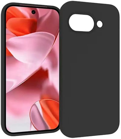 Zwart Dun TPU Hoesje Geschikt voor Google Pixel 9a | Back Cover | Lichtgewicht | Ultra Dun | Flexibel | Zacht
