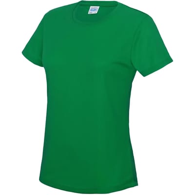 Dames sportshirt met korte mouwen 'Cool T' Kelly Green - L