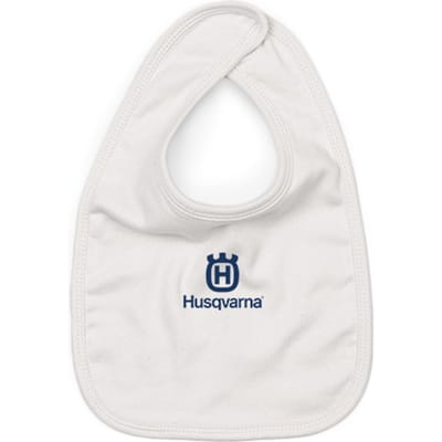 Husqvarna baby slabbertje met logo