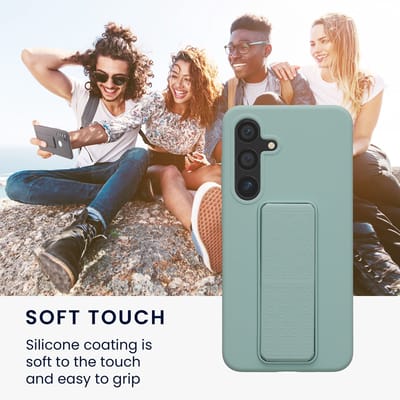 kwmobile back cover voor smartphone - geschikt voor Samsung Galaxy S24 - 1x beschermhoesje van kunststof - In mintgroen