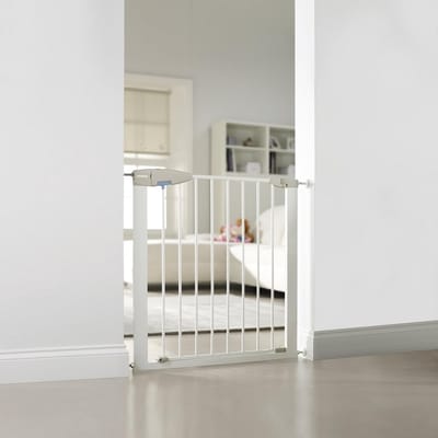Babyhekje - Kinderhek - Veiligheid Thuis - Drukbevestiging Zonder Boren - 76-82 cm - Wit