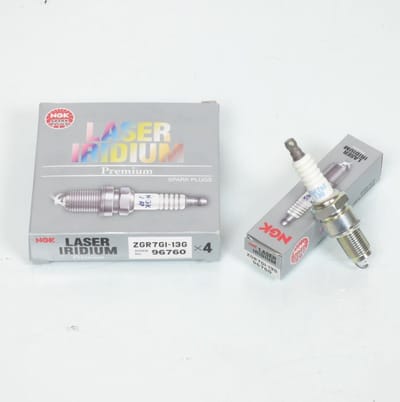 doos van 4 bougies ngk zgr7gi-13g voor motorfiets ktm 250 exc 2t tpi injectie 2018 tot 2020 96760 / 55439193000 nieuw