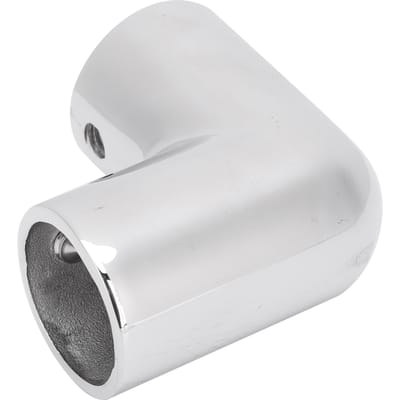 Support de canne à pêche pour bateau Coude à 90 degrés Raccords de tuyau à main pour yacht Connecteur MJS015 ?9025mm white